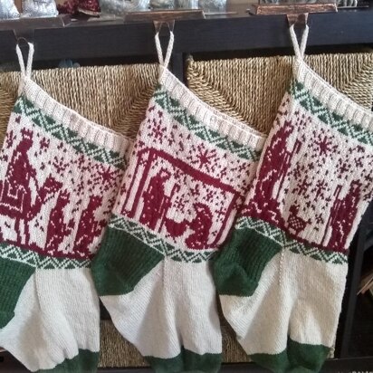 Nativity Story Stockings