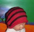 Baby Simple Roll Brim Stripe Slouch