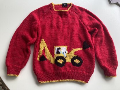 JCB digger sweater