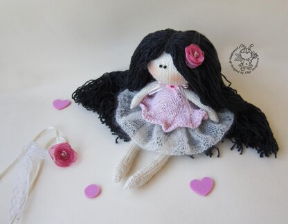 Doll clothes dress marshmallow