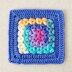54 7 Colors Swirl Square Motif