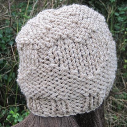 Textured Hearts Hat