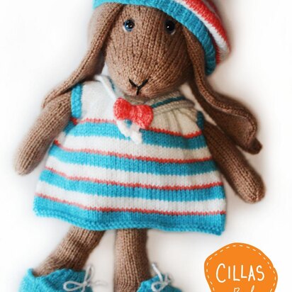 Nancy the Nautical Bunny - knitting pattern