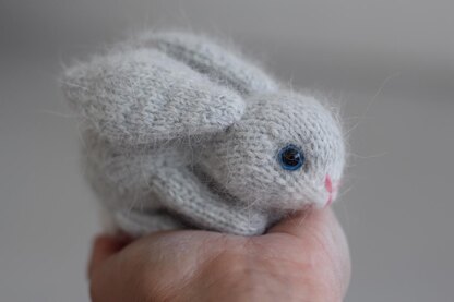 Knitted Mini Rabbit Toy
