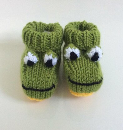 Frog baby boots