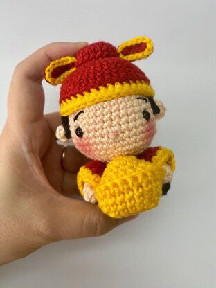 Fortune mini-God amigurumi