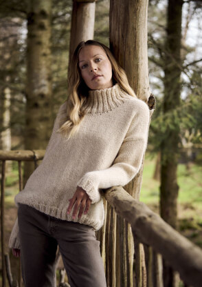Forbes Sweater in Rowan Kid Classic - Downloadable PDF