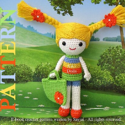 Sunny Summer Girl Amigurumi Crochet Pattern