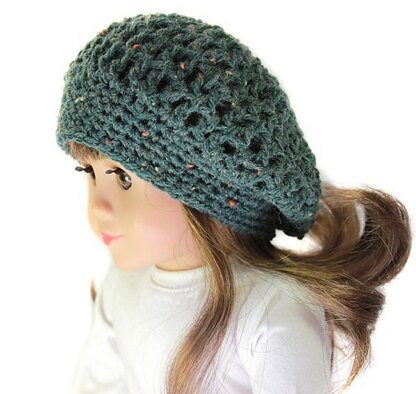 Cozy Winter Beanie for 18 inch Dolls