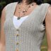 Belle Button Front Vest