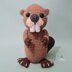 Bobby the Beaver - US Terminology - Amigurumi