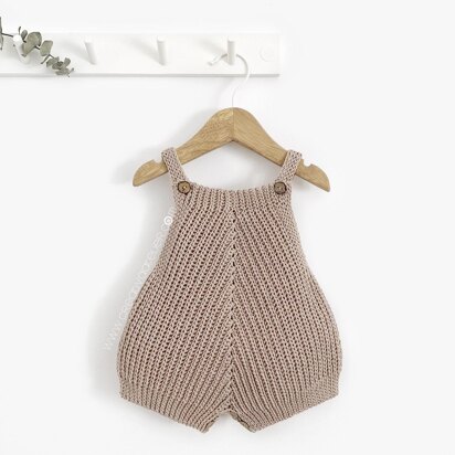 5 sizes - "A" Crochet Romper