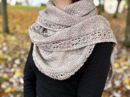 Emberveil Shawl