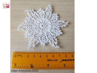 Lace snowflake 11