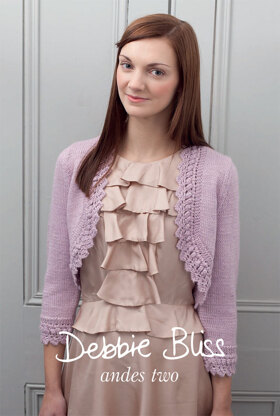"Andes Two Boleros" - Bolero Knitting Pattern For Women in Debbie Bliss Andes