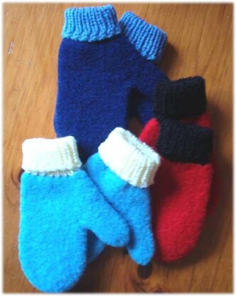 Felted Mitts - 166