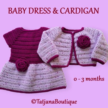 Baby Dress and Bolero Cardigan.