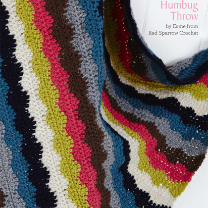 Humbug Throw in Stylecraft Special DK - Downloadable PDF