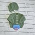 Ace Baby Cardigan, Hat & Bonnet 0-6mths