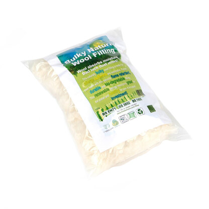 Bulky Natural Wool Filling - 100g