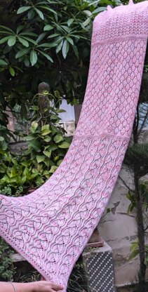 Bell Flower Bouquet Stole