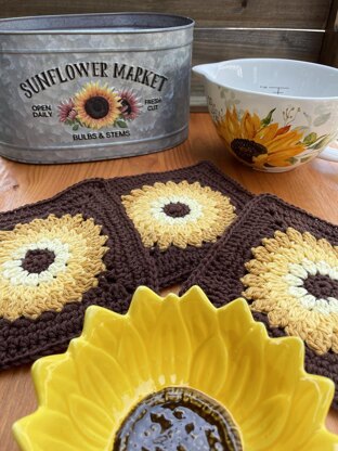 Boho Sunflower Trivet