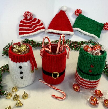 Holiday Gift Jar Covers