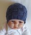 Corey - babies seamed block stitch hat