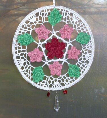 Ring of Roses Sun Catcher