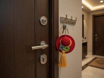 Crochet Hat Keychain Pdf + ideo Tutorials