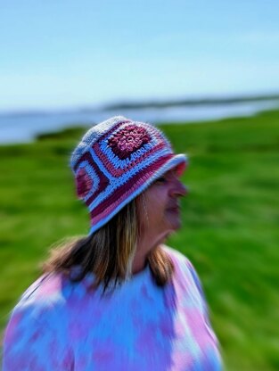 Raspberry Ripple Bucket Hat