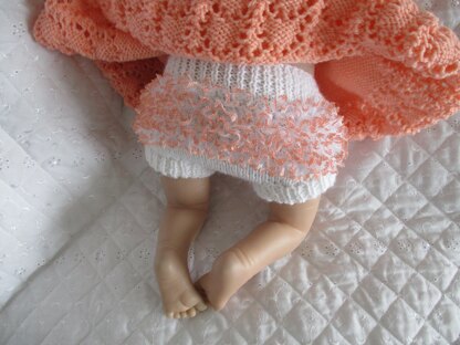 Dolls Clothes Dress Set knitting pattern