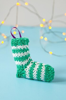 Knit Stocking Ornament