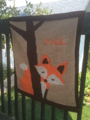FOX blanket for baby