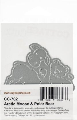 CottageCutz Dies - Arctic Moose & Polar Bear, 1.3" To 2.7"