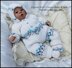 Waffle style All in One and Socks Set for 16-22” doll/preemie – 3m+ baby