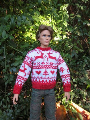 1:6th scale Reindeer sweater