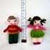 10 Tiny Dolls and Cottage Bag