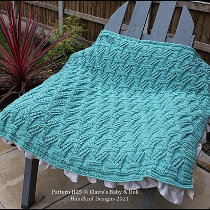 Cables and Lace Blanket