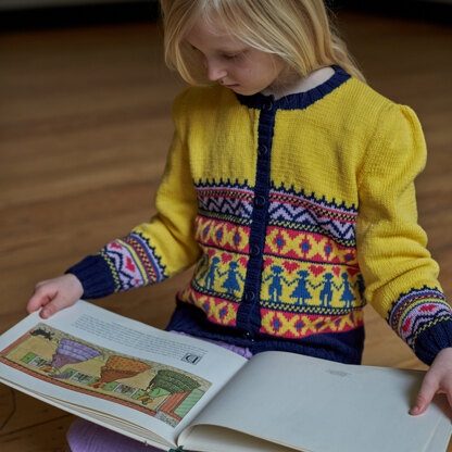 Little Folk Cardigan - Knitting Pattern for Kids in MillaMia Naturally Soft Merino