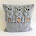 "3 Wise Owls" Cushion Cover