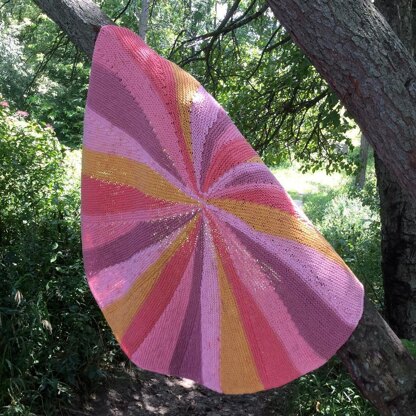 Tilt-a-Whirl Baby Blanket