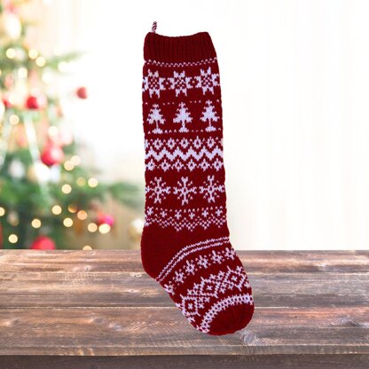 A FairIsle Christmas Stocking