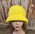 Sunny Days Bucket Hat -- a loom knit pattern