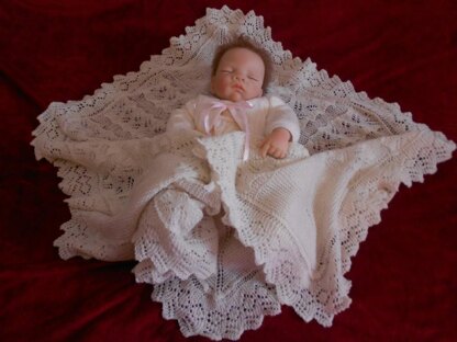 Shetland Lullaby Baby Shawl Knitting pattern by Melody Hadley ...