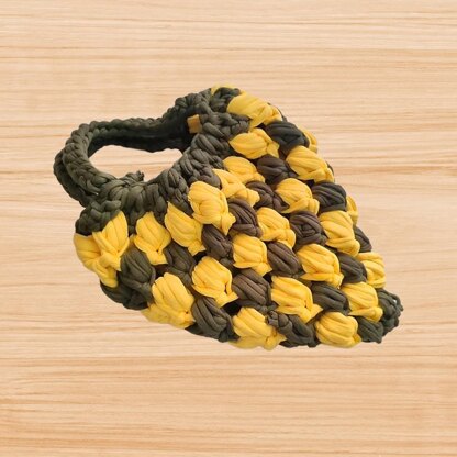 Crochet Pineapple Bag Pdf Pattern + Video Tutorial