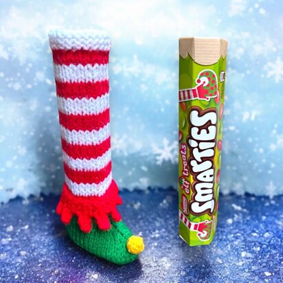 Christmas Elf Boot Smarties Cover