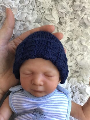 Baby boy deals cable knit hat