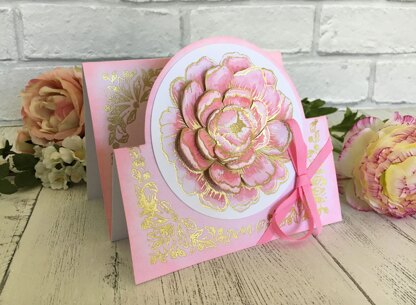 Angela Poole Designs Angela Poole A4 Photopolymer Stamp Set - Buds To Blooms - Perfect Peonies