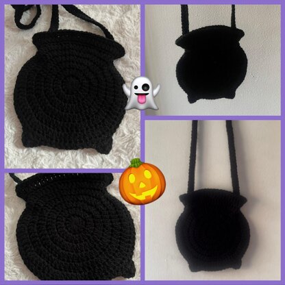 Crochet Cauldron Shaped Bag